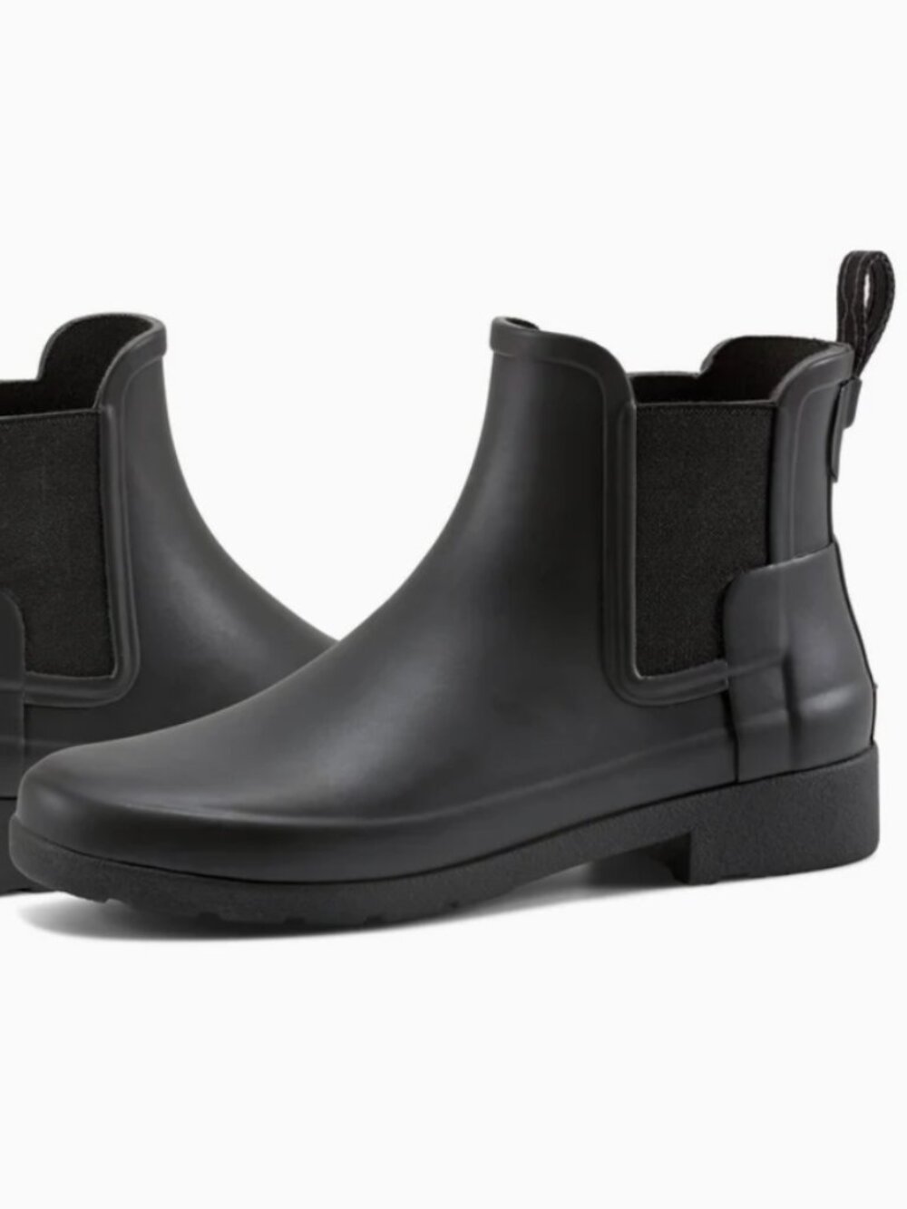 Hunter Women's Refined Slim Fit Chelsea Boots in Black, Size 11